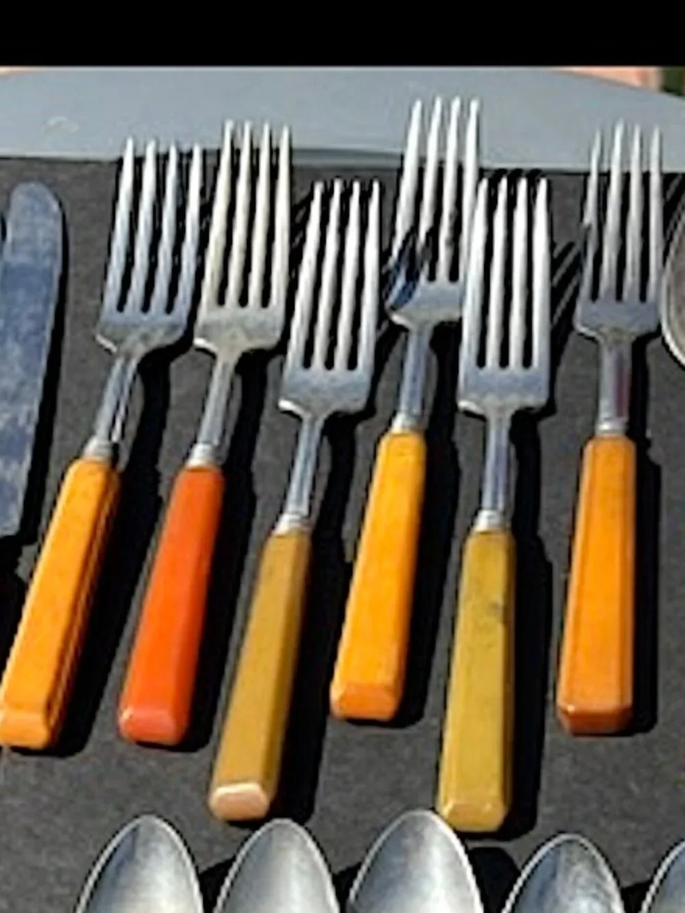 Vintage Bakelite Silverware Lot of 26